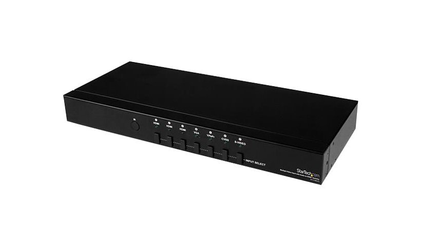 StarTech.com Multiple Video Input to HDMI Switcher - HDMI / VGA / Component