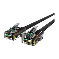 Belkin Cat5e/Cat5 3ft Black Ethernet Patch Cable, No Boot, PVC, UTP, 24 AWG, RJ45, M/M, 350MHz, 3'