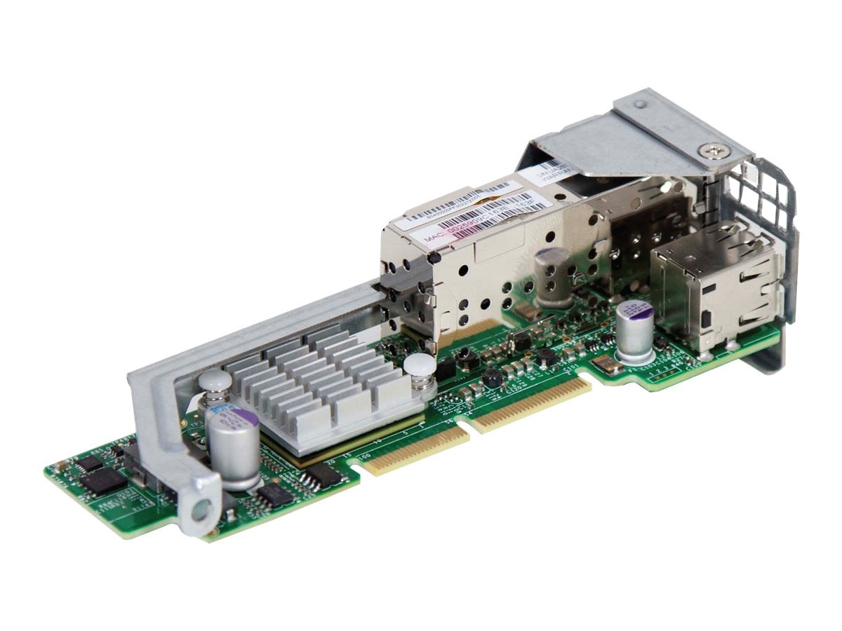 Supermicro AOC-CTG-i2S - network adapter - PCIe 2.0 x8 - 10Gb Ethernet / FCoE SFP+ x 2 + USB 2.0 x 2