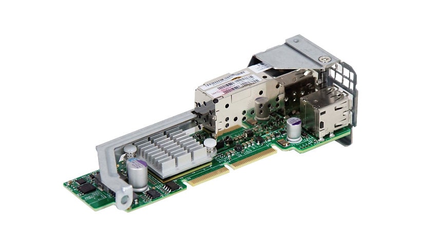 Supermicro AOC-CTG-i2S - network adapter - PCIe 2.0 x8 - 10Gb Ethernet / FCoE SFP+ x 2 + USB 2.0 x 2