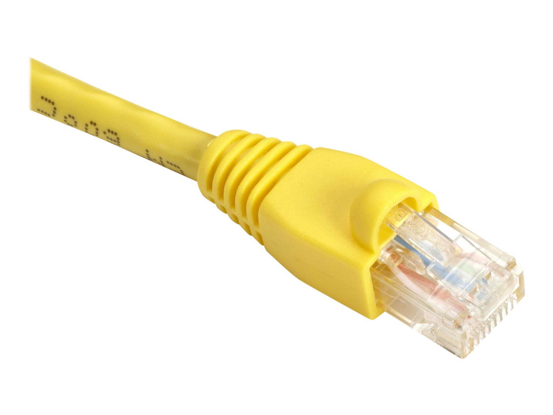 Black Box SpaceGAIN Reduced-Length - patch cable - 9 in - yellow