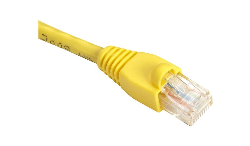 Black Box GigaTrue 6in Cat6 550Mhz Gigabit Yellow Snagless Patch Cable