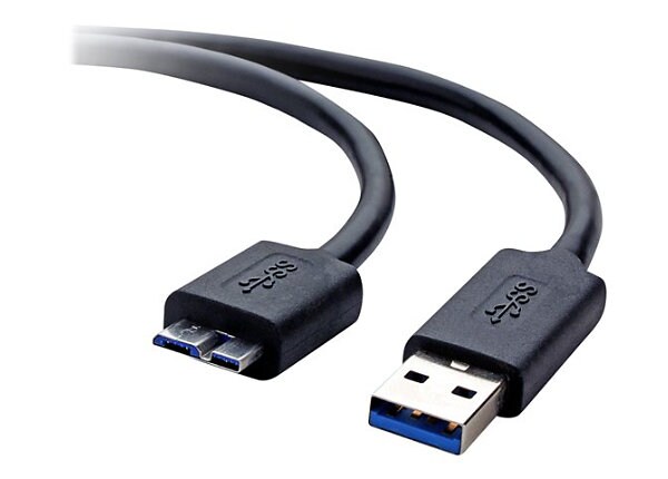 Belkin SuperSpeed USB 3.0 Cable A to Micro-B - USB cable - 91 cm - B2B