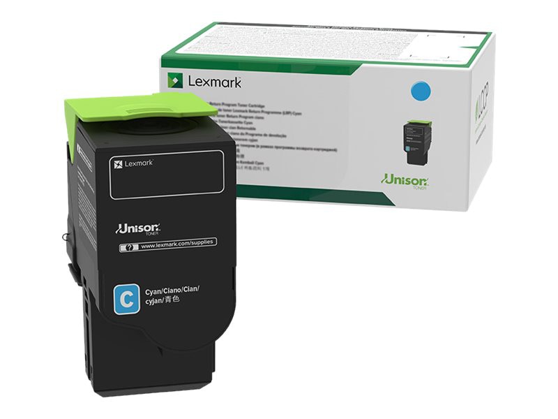 Lexmark 701C - cyan - original - toner cartridge - LCCP, LRP