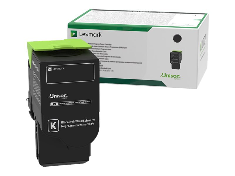 Lexmark 701K - black - original - toner cartridge - LCCP, LRP
