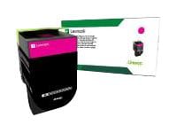 Thumbnail 2 of 2 for Lexmark 701M - magenta - original - toner cartridge - LCCP, LRP