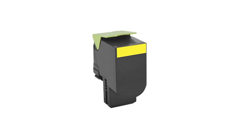 Lexmark 701HY - High Yield - yellow - original - toner cartridge - LCCP, LRP