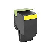 Lexmark 701HY - High Yield - yellow - original - toner cartridge - LCCP, LRP