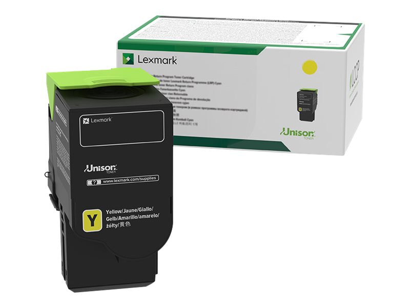 Lexmark 701XY - Extra High Yield - yellow - original - toner cartridge - LCCP, LRP