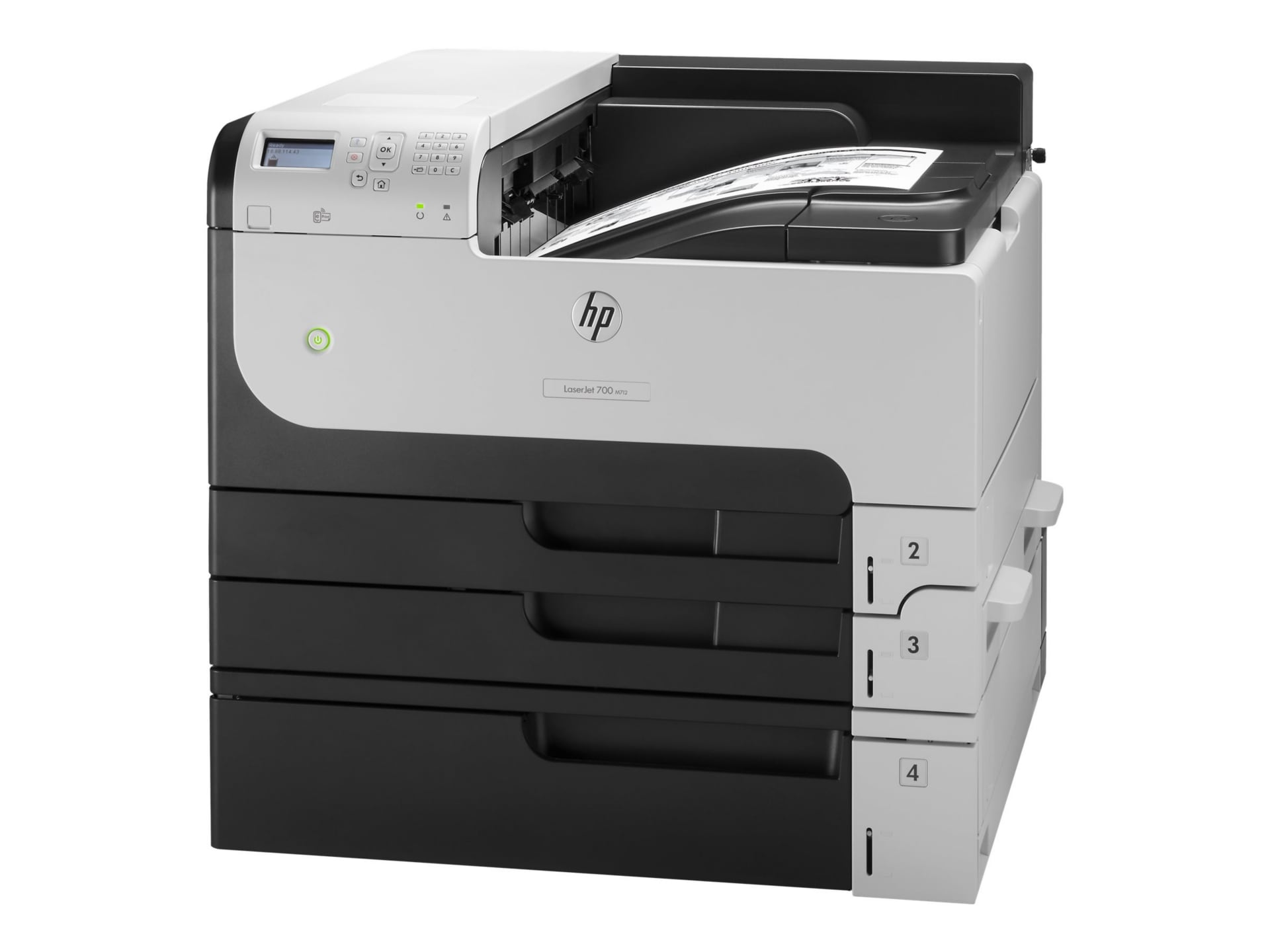 HP LaserJet Enterprise 700 M712XH Desktop Laser Printer - Monochrome