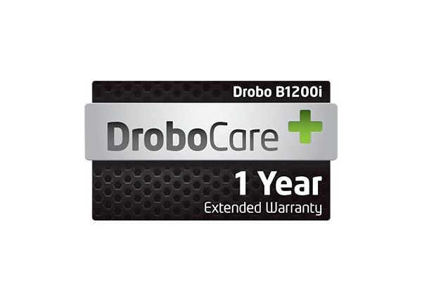 DroboCare B1200i - extended service agreement - 1 year - shipment