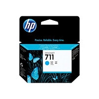 HP 711 (CZ130A) Original Inkjet Ink Cartridge - Single Pack - Cyan - 1 Each