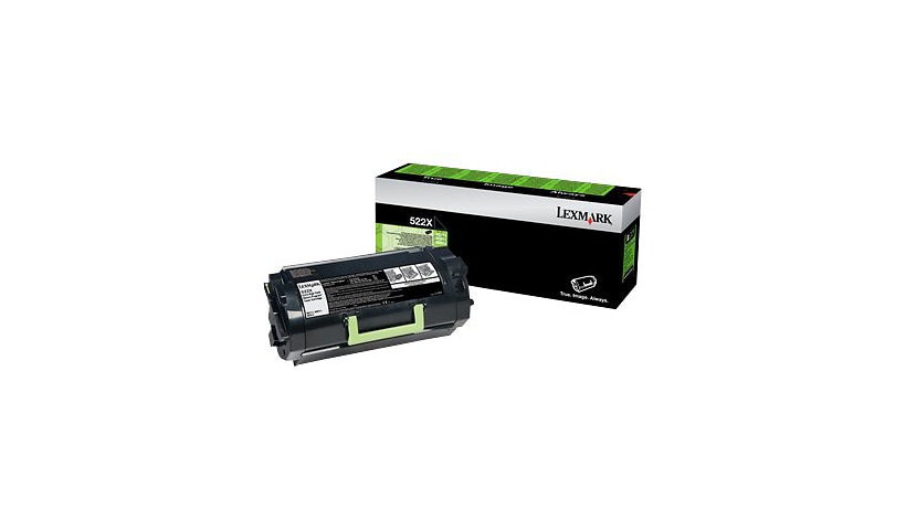 Lexmark 520XA - Extra High Yield - black - original - toner cartridge - LCCP