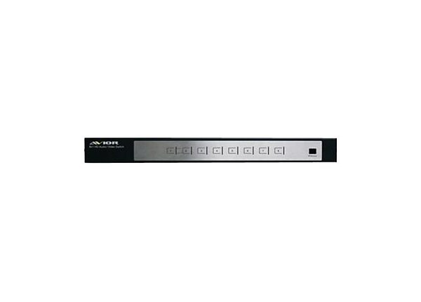 IOGEAR AVIOR GHSW8181 - video/audio switch - 8 ports - rack-mountable