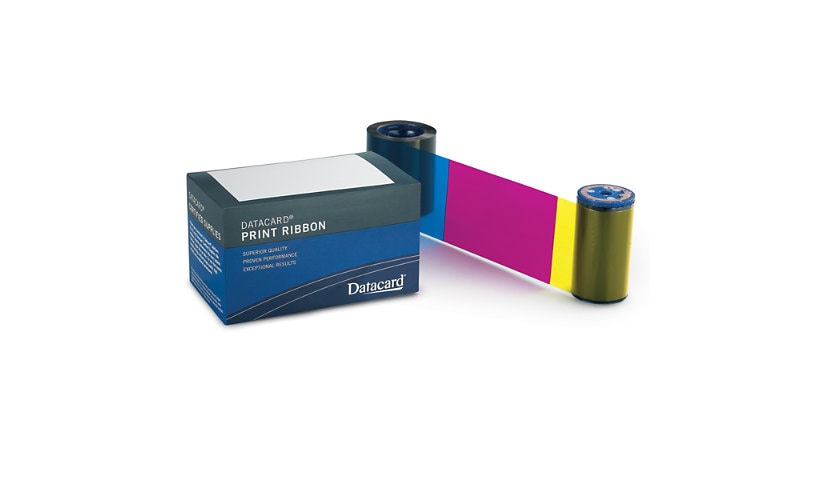 Datacard Go Green - black, yellow, cyan, magenta - consumables kit