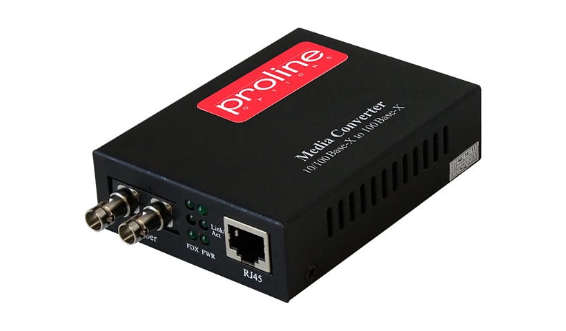 Proline - fiber media converter - 100Mb LAN