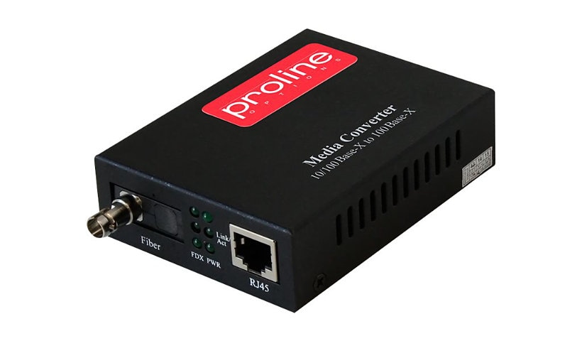 Proline - fiber media converter - 100Mb LAN