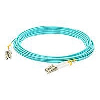Proline 25m LC (M) to LC (M) Aqua OM4 Duplex Fiber OFNR Patch Cable