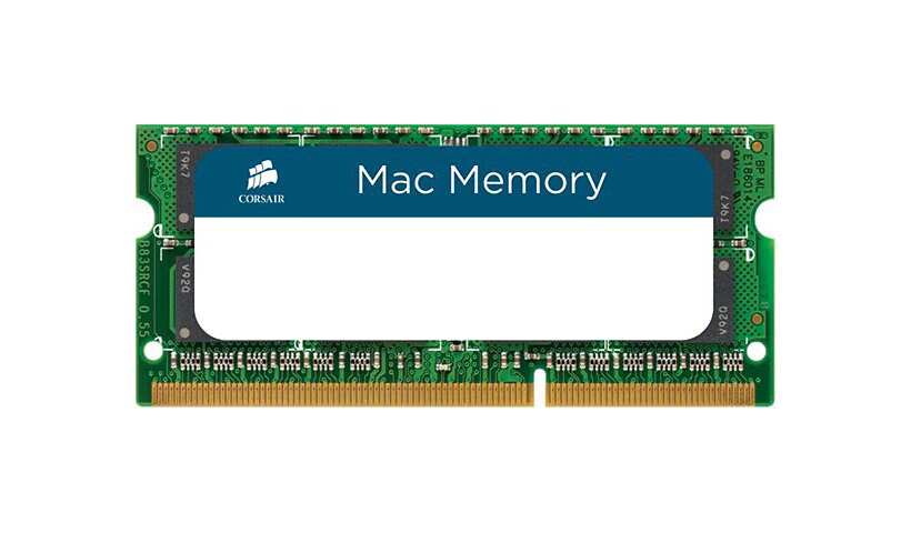 CORSAIR Mac Memory - DDR3 - 16 GB: 2 x 8 GB - SO-DIMM 204-pin - unbuffered