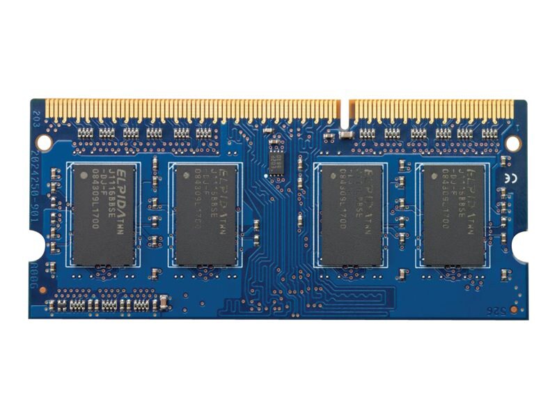HP - DDR3 - 4 GB - SO-DIMM 204-pin - unbuffered