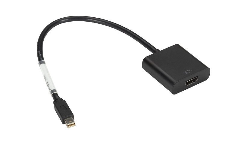 Black Box 1ft Mini Displayport to HDMI Video Adapter, M/F, 1080P