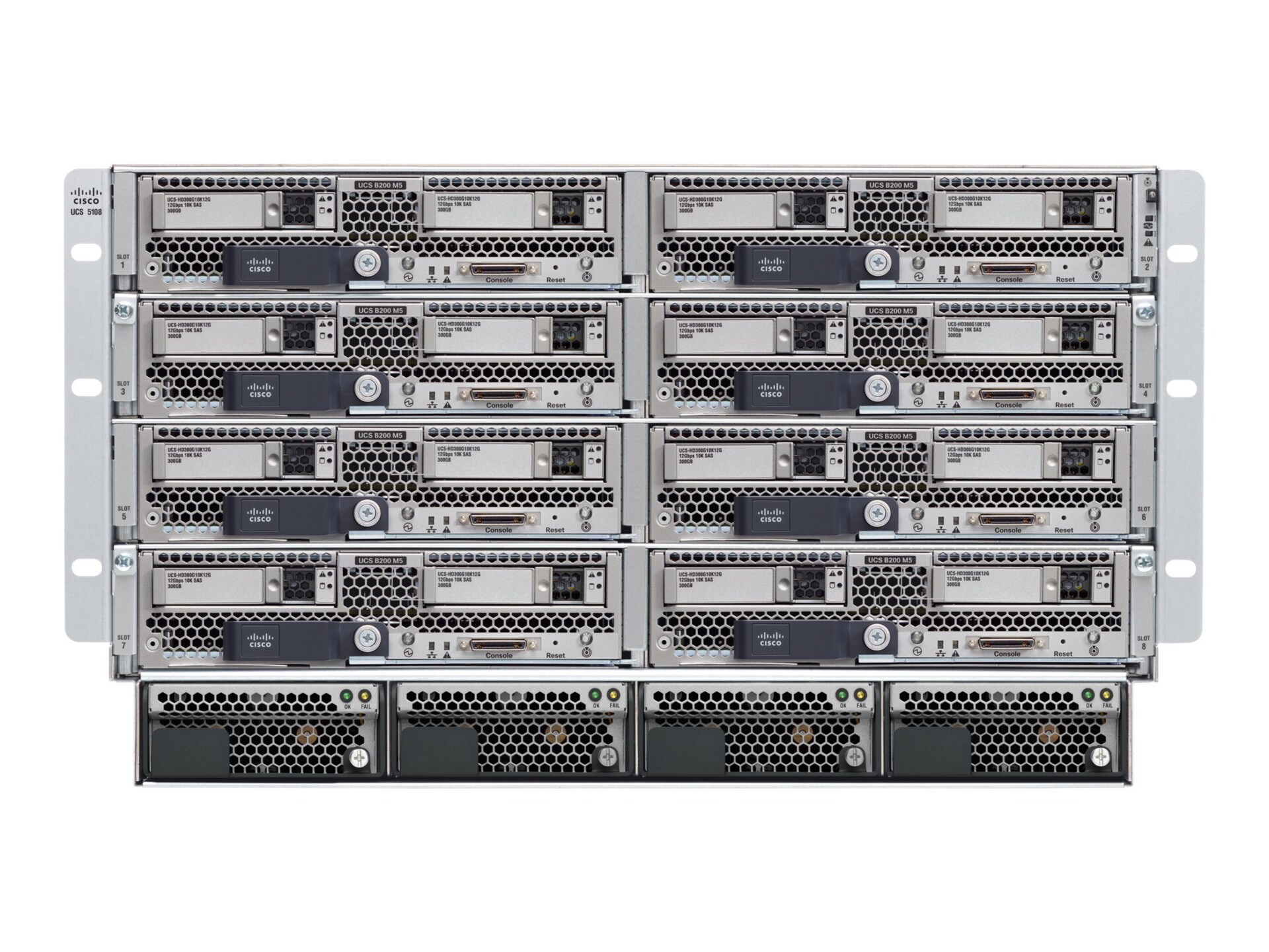 Cisco Ucs 5108 Blade Server Chassis Rack Mountable 6u Up To 8 Blades Ucs Ez Infra Chss Servers Cdw Com