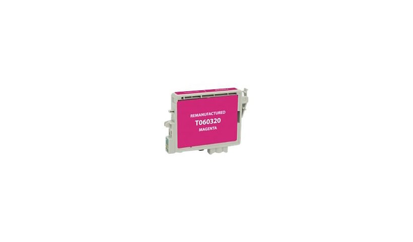 Clover Remanufactured Ink for Epson T060320, Magenta, 600 page yield