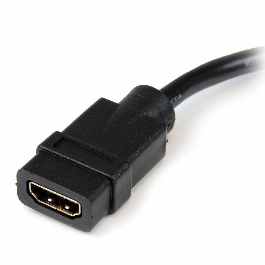 Thumbnail 3 of 5 for StarTech.com 8in HDMI to DVI-D Video Cable Adapter - HDMI Female to DVI Male - HDMI to DVI Dongle Adapter Cable