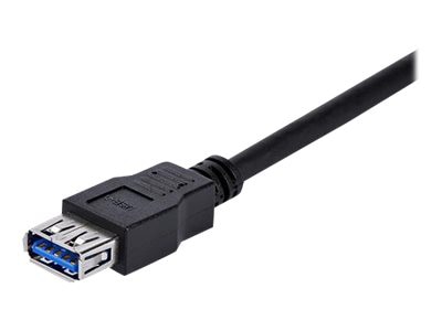 1m Black SuperSpeed USB 3.0 (5Gbps) Extension Cable A to A - M/F - Thumbnail 5
