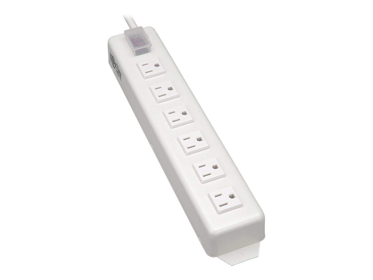 Tripp Lite Power Strip Metal 120V 5-15R Right Angle 6 Outlet 15ft Cord