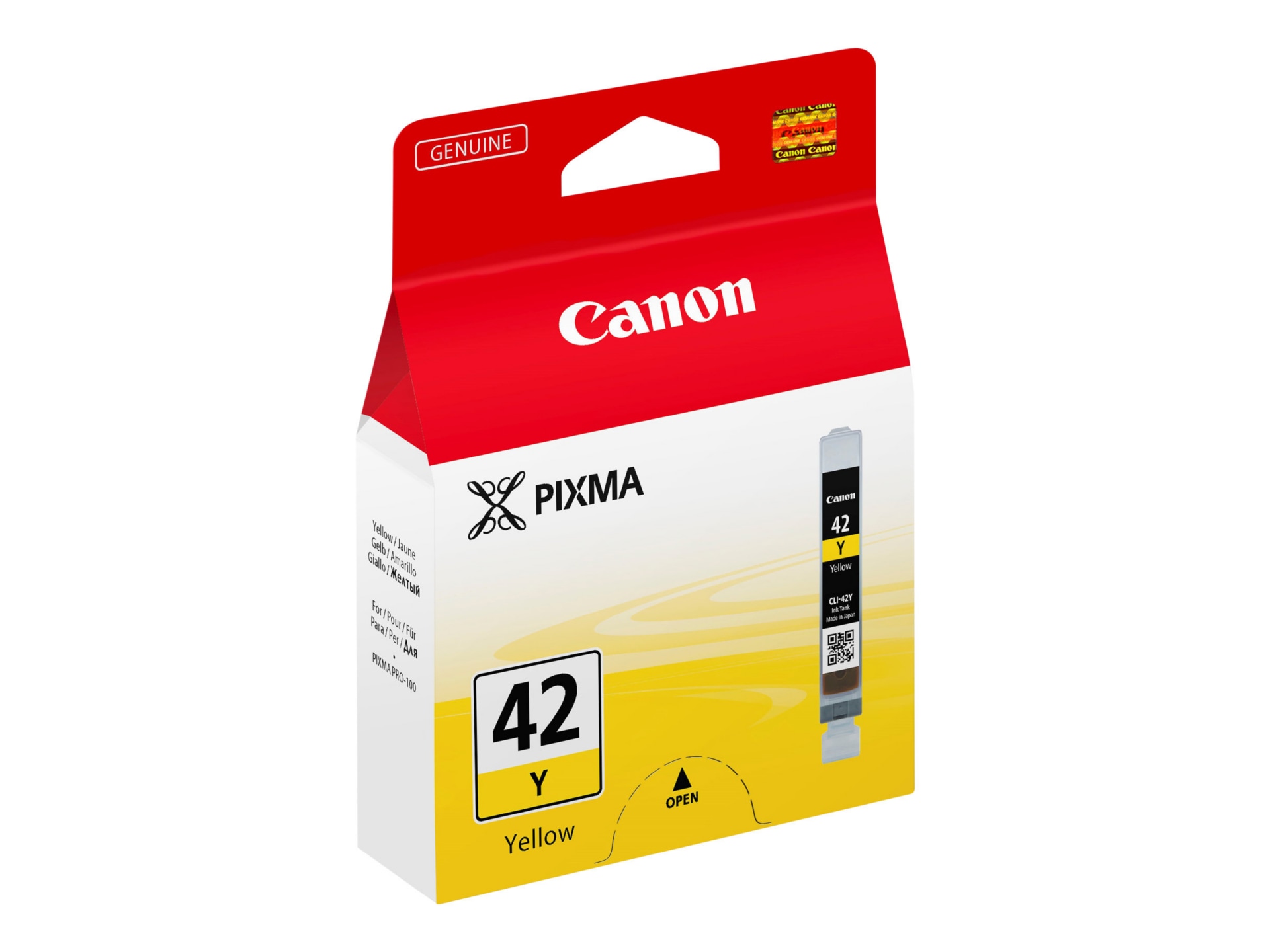 Canon CLI-42Y - yellow - original - ink tank