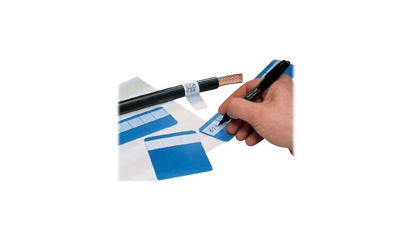 Panduit Write-On Self-Laminating Wire Marker Cards - labels -  (pack of 25)