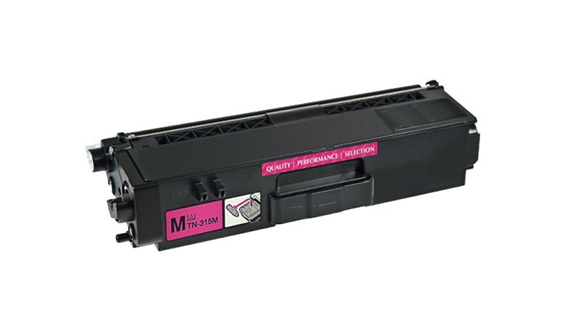 Clover Remanufactured Toner for Brother TN315M, Magenta, 3,500 page yield