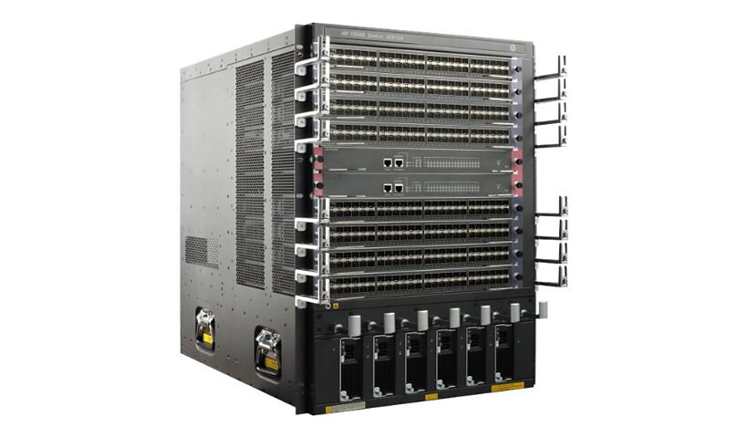 HPE FlexNetwork 10508 Switch Chassis - switch - managed - rack-mountable
