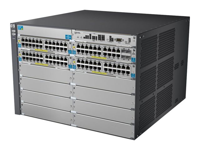 HP 5412-92G-PoE+-4G v2 zl Switch - switch - 92 ports - managed - rack-mountable - with HP 5400 zl Switch Premium License