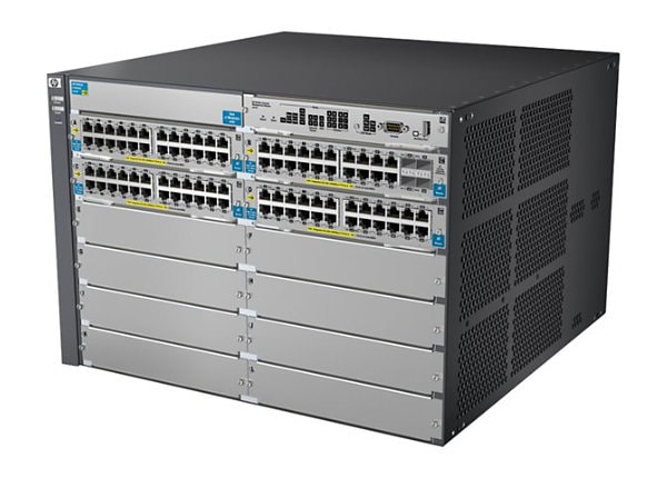 HP 5412-92G-PoE+-4G v2 zl Switch - switch - 92 ports - managed - rack-mountable - with HP 5400 zl Switch Premium License