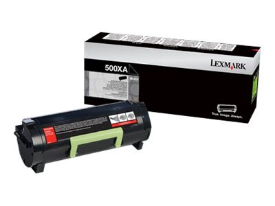 Lexmark 600XA - Extra High Yield - black - original - toner cartridge - LCCP