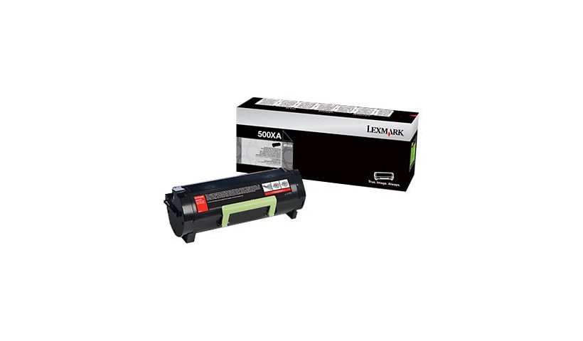 Lexmark 600XA - Extra High Yield - black - original - toner cartridge - LCCP