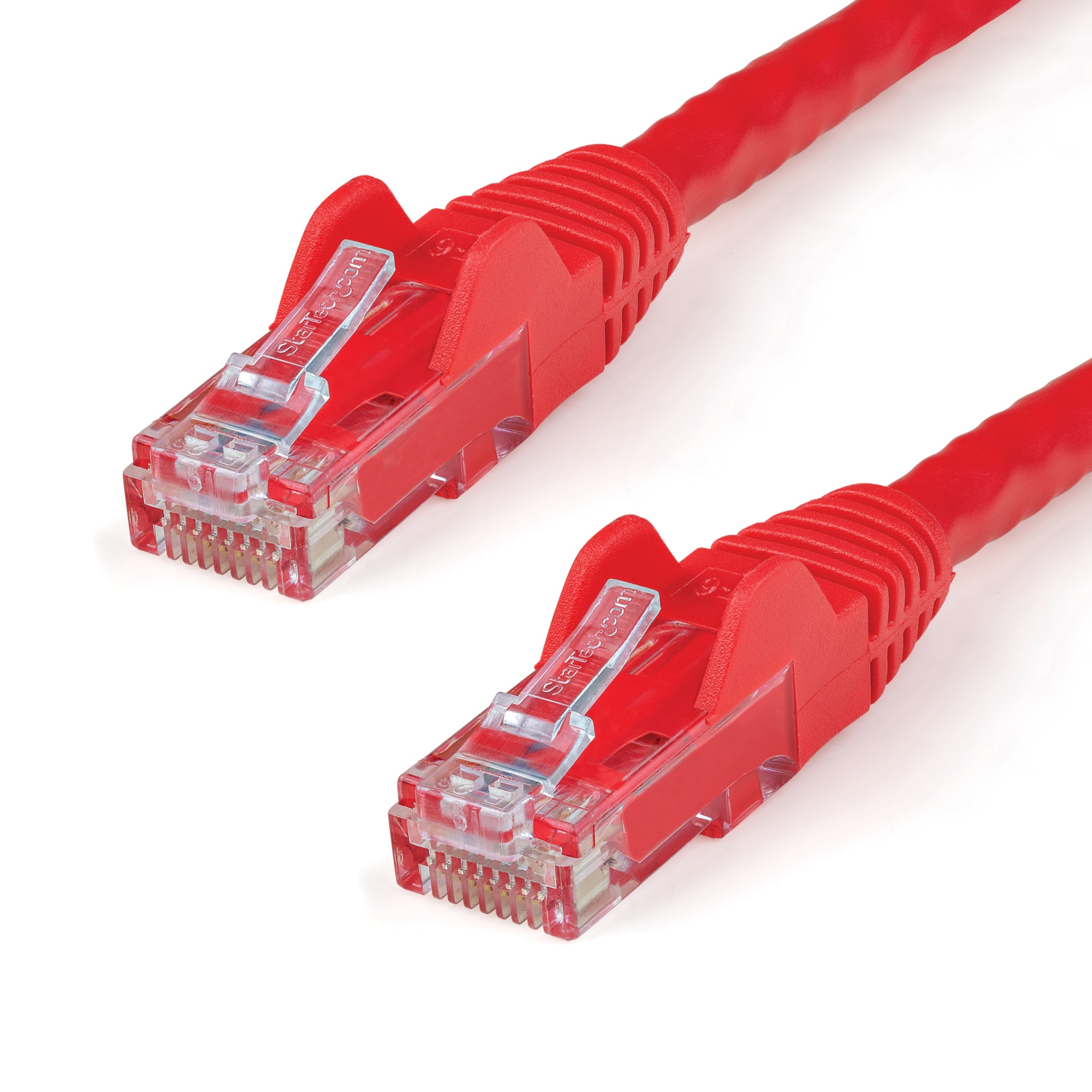 StarTech.com 100ft CAT6 Ethernet Cable - Red Snagless Gigabit - 100W PoE UT