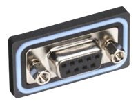 Black Box Water-Resistant Panel-Mount Connector - serial connector - DB-9