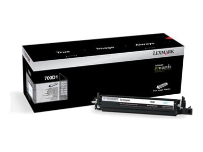 Lexmark 700D1 - black - original - developer kit - LCCP