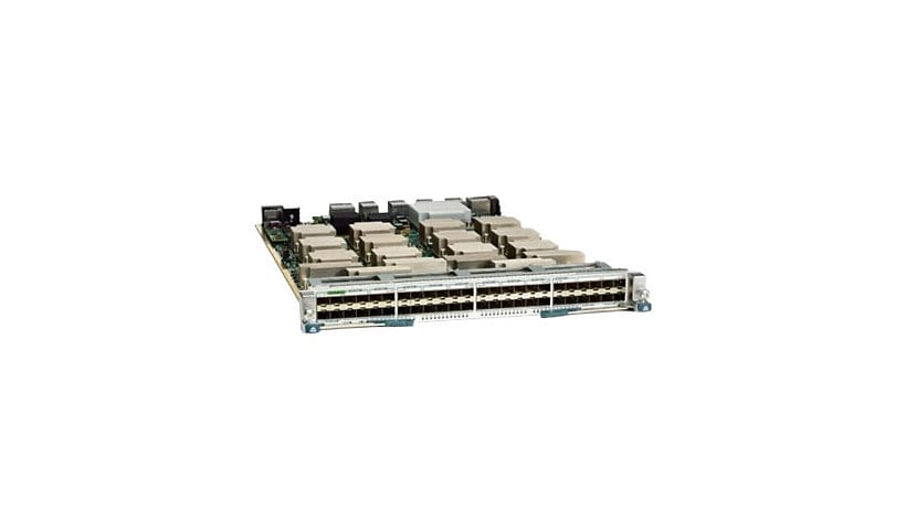 Cisco Nexus 7000 Enhanced F2-Series 48-Port Fiber 1 and 10 Gigabit Ethernet Module - switch - 48 ports - plug-in module