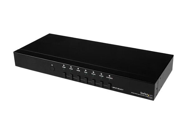 StarTech.com Multiple Video Input to HDMI Switcher - HDMI / VGA / Component