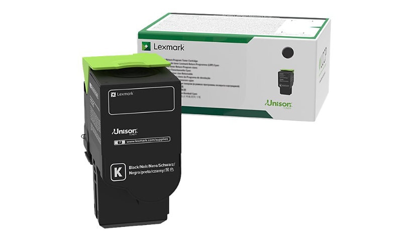 Lexmark 801XK - Extra High Yield - black - original - toner cartridge - LCCP, LRP