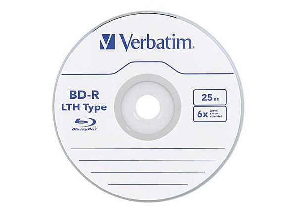 Verbatim - BD-R LTH Type x 20 - 25 GB - storage media