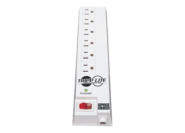 Tripp Lite Surge Protector Strip 120V RT Angle 6 Outlet 6ft Cord 540 Joule