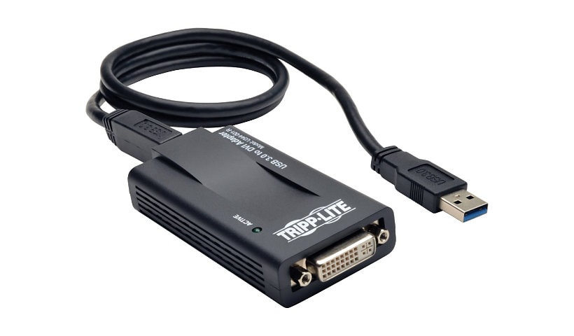 Tripp Lite USB 3.0 to DVI or VGA Adapter 2048 x 1152 60Hz Video Resolution