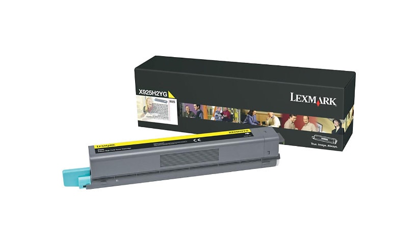 Lexmark - High Yield - yellow - original - toner cartridge
