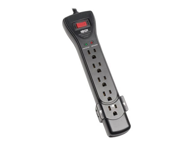 Eaton Tripp Lite Series Surge Protector Power Strip 120V 7 Outlet 7' Cord 2160 Joules Black - surge protector - 1.8 kW