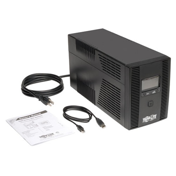 Thumbnail 5 of 9 for Eaton Tripp Lite Series UPS Smart 1300VA 720W Tower LCD Battery Back Up AVR Coax RJ45 USB - UPS - 720 Watt - 1300 VA